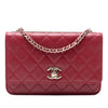 Secondhand Chanel Lambskin Trendy CC Wallet On Chain