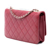 Secondhand Chanel Lambskin Trendy CC Wallet On Chain