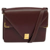 Secondhand Cartier Must line Burgundy Leather Bag
