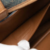 Saint Laurent Suede Trimmed Denim Monogram Allover Crossbody Secondhand