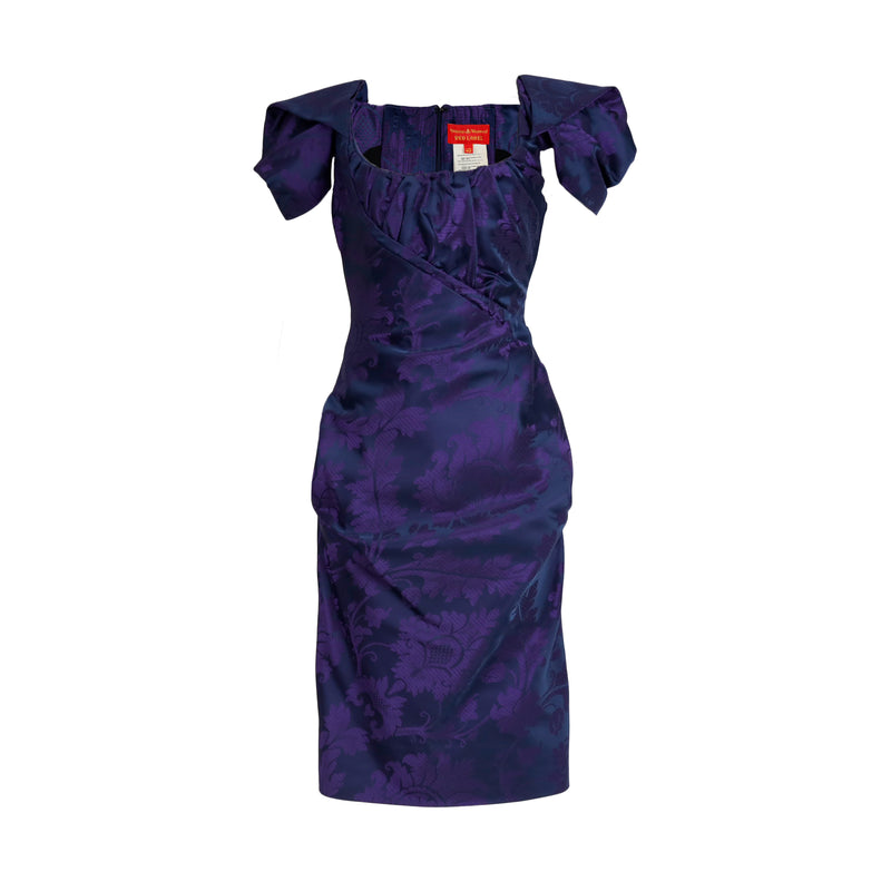 Secondhand Vivienne Westwood Jacquard Floral Print Corset Dress 