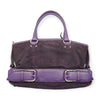 Secondhand Dolce & Gabbana Purple Leather Shopping Bag 