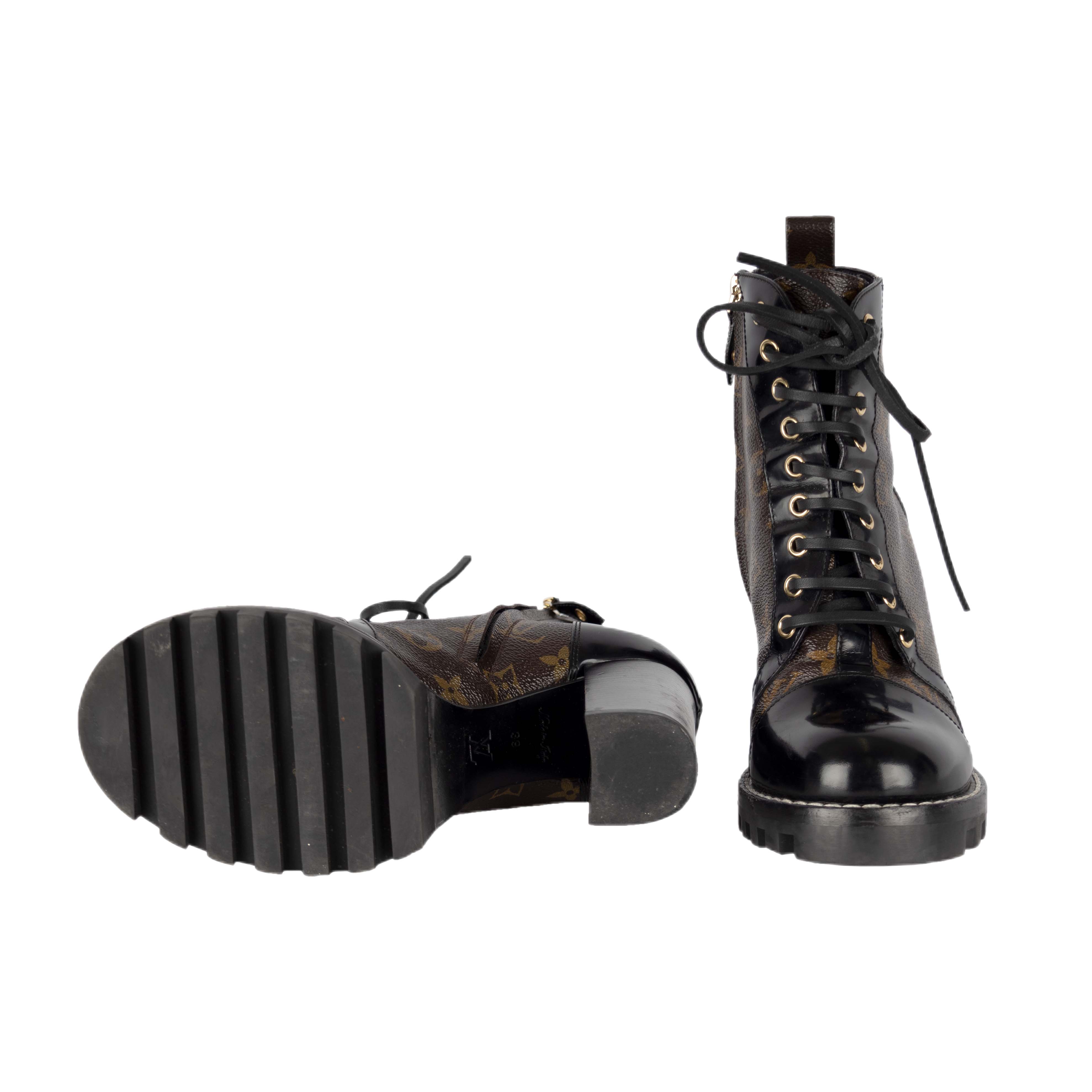 Louis Vuitton Monogram Star Trail Ankle Boots - '20s