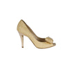 Secondhand Fendi Asymmetric Bow Peep-toe Pumps 