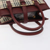 Secondhand Burberry Nova Check Beige Canvas Bag
