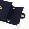 Secondhand Chanel Flap bag Navy Cotton