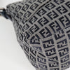 Secondhand Fendi Mamma Baguette Navy Canvas Bag