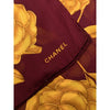 Chanel Burgundy Camelia Silk Foulard - '90s Second hand