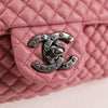 Secondhand Chanel Single flap Pink Leather Bag