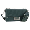 Secondhand Fendi Baguette Green Leather Bag