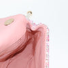 Secondhand Chanel Pearl Bag Pink Velvet