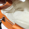 Secondhand Gucci Bamboo Orange Leather Bag