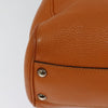 Secondhand Gucci Bamboo Orange Leather Bag