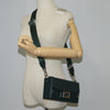 Secondhand Fendi Baguette Green Leather Bag