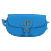 Secondhand Dior Bobby medium Blue Leather Bag