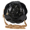 Secondhand Chanel Camélia Black Patent Leather Bag