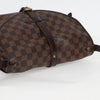 Secondhand Louis Vuitton Saumur Brown Canvas Bag