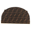 Secondhand Fendi Zucchino Brown Canvas Bag