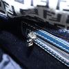 Secondhand Fendi Mamma Baguette Navy Canvas Bag
