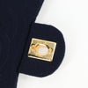 Secondhand Chanel Flap bag Navy Cotton