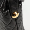 Secondhand Chanel Quilted Black Leather Bag