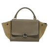 Secondhand Céline Trapèze Brown Leather Bag