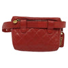 Secondhand Chanel Bag belt Red Leather