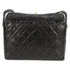 Secondhand Chanel Quilted Black Leather Bag