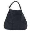 Secondhand Bottega Veneta Cervo Navy Leather Bag