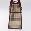 Secondhand Burberry Nova Check Beige Canvas Bag