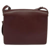 Secondhand Cartier Must line Burgundy Leather Bag