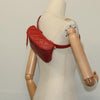 Secondhand Chanel Bicolore Red Leather Bag