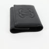 Secondhand Chanel Logo CC Black Leather Accessories