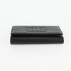 Secondhand Chanel Logo CC Black Leather Accessories