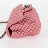Secondhand Chanel Single flap Pink Leather Bag