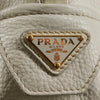 Secondhand Prada Camera White Leather Bag