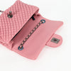 Secondhand Chanel Single flap Pink Leather Bag