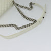Secondhand Chanel Boy White Patent Leather Bag