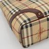 Secondhand Burberry Nova Check Beige Canvas Bag
