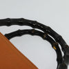 Secondhand Gucci Bamboo Orange Leather Bag