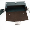 Secondhand Fendi Baguette Green Leather Bag