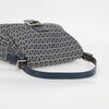 Secondhand Fendi Mamma Baguette Navy Canvas Bag