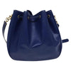 Secondhand Céline Seau Blue Leather Bag