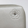 Secondhand Chanel Camellia Silver Leather Accessories