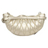 Secondhand Miu Matelassé Gold Leather Bag