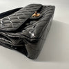 Chanel Handle Kelly Medium Flap Bag Patent Leather