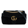 Gucci Medium GG Marmont Matelasse Shearling Shoulder Bag Secondhand