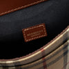 Secondhand Burberry Haymarket Check Coated Canvas Flap Crossbody