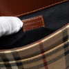 Secondhand Burberry Haymarket Check Coated Canvas Flap Crossbody
