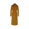 Secondhand Bottega Martinese Mustard Velvet Long Coat  - '10s